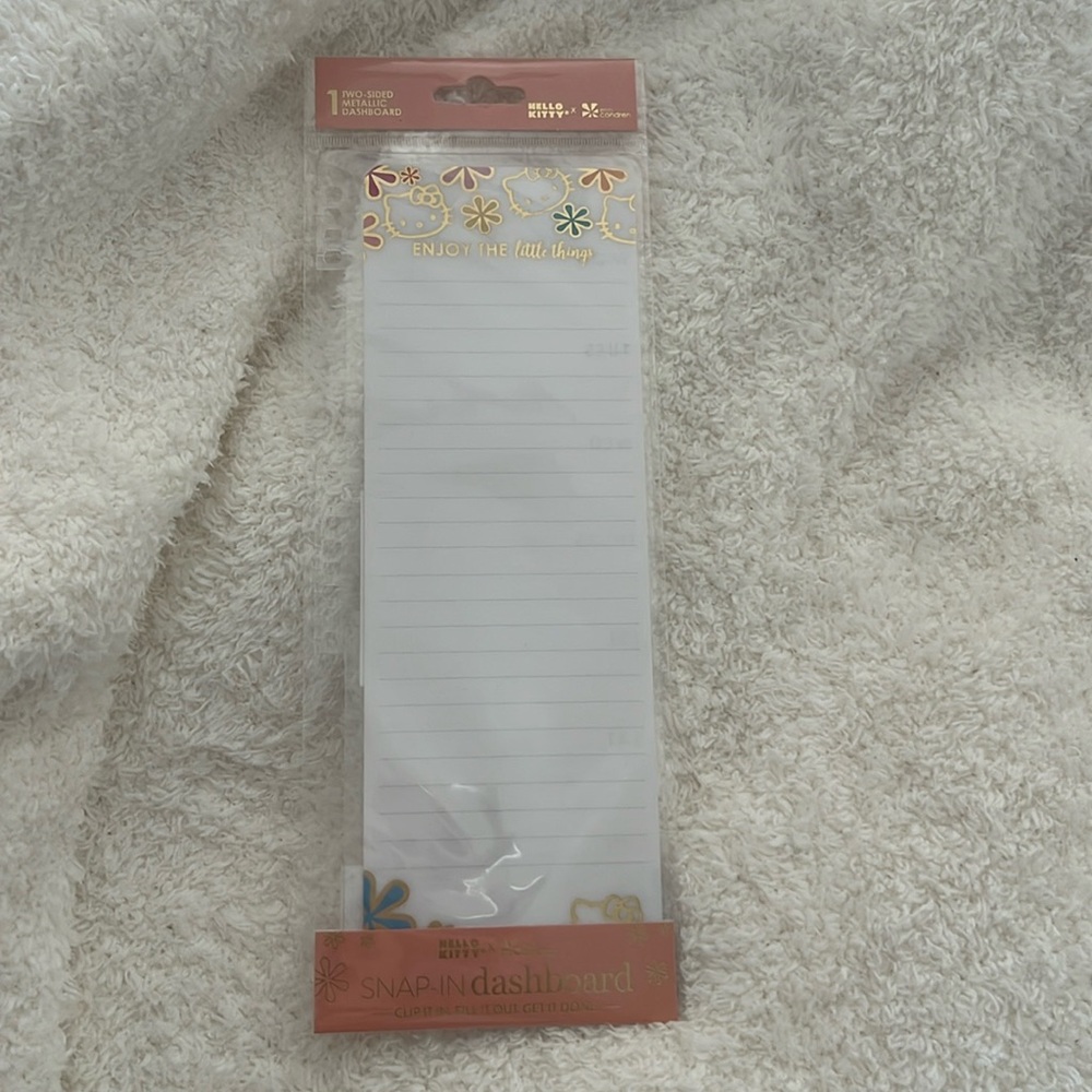 Erin Condren Hello Kitty Snap-In Dashboard
